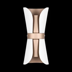 Ygo Wandlamp COAT Met. Wit/Coffee| Wandlampen