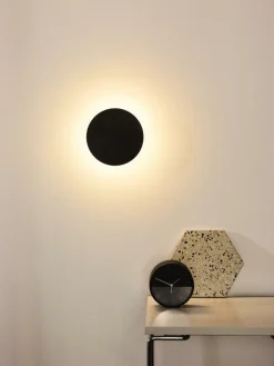 Ygo Wandlamp EKLYPS Ø15cm Zwart| Wandlampen