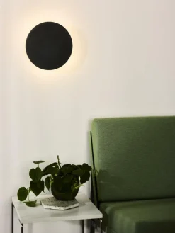 Ygo Wandlamp EKLYPS Ø25cm Zwart| Wandlampen