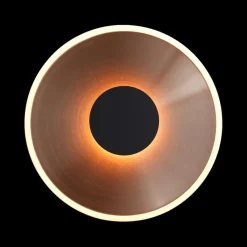 Ygo Wandlamp ENSO Ø50 Zwart/Brons| Wandlampen