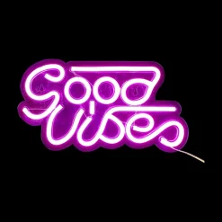 Ygo Wandlamp GOOD VIBES Roze| Decoratieve Accessoires|Kinderverlichting
