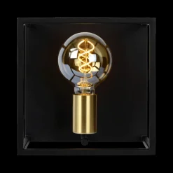 Ygo Wandlamp RUBEN 1Del. Zwart/Goud| Wandlampen