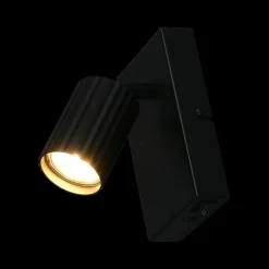 Ygo Wandlamp SOKA 1Del. Metaal Zwart| Wandlampen