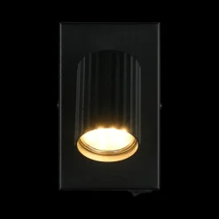 Ygo Wandlamp SOKA 1Del. Metaal Zwart| Wandlampen