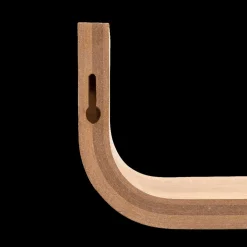 Ygo Wandplank COURBI 80 Naturel| Muurplanken & Rekken|Wandrekken