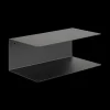 Ygo Wandplank (Metaal Zwart), B35-H14-D20| Muurplanken & Rekken