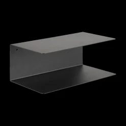 Ygo Wandplank (Metaal Zwart), B35-H14-D20| Muurplanken & Rekken