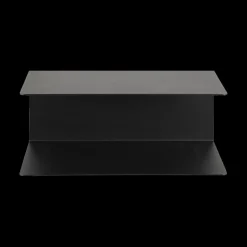 Ygo Wandplank (Metaal Zwart), B35-H14-D20| Muurplanken & Rekken