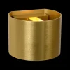 Ygo Wandspot XIO Rond Mat Goud| Wandlampen