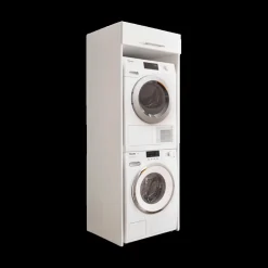 Ygo Wasmachinekast LAUNDRY H200 Wit| Wasruimte & Opbergkasten