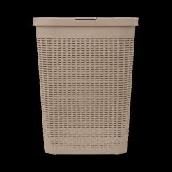 Ygo Wasmand CORBIA 40L m/Deksel Linnen| Was- & Linnenmanden|Badkameropbergers