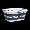 Ygo Wasmand LAUNDRIK Plooibaar Wit/Grijs| Was- & Linnenmanden|Badkameropbergers