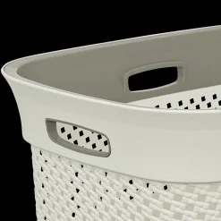 Ygo Wasmand PURLLE 45L Beige| Was- & Linnenmanden|Badkameropbergers