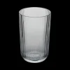 Ygo Waterglas EMMA 43cl Ribbel Grijs| Glazen