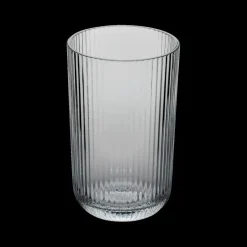 Ygo Waterglas EMMA 43cl Ribbel Grijs| Glazen