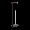 Ygo WC-Rolhouder ATHOR Bamboe/Met. Zwart| Toiletaccessoires