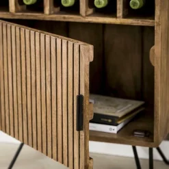 Ygo Wijnkast VIENNA Mango B56| Decoratieve Opbergers|Opbergen
