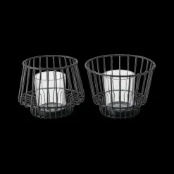 Ygo Windlicht SAMKO Met. Zwart| Woondecoratie