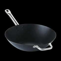 Ygo Wok L Carbonstaal M/Antikleeflaag| Potten & Pannen