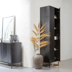 Ygo Woood Bergkast GRAVURE Zwart B60| Bergkasten