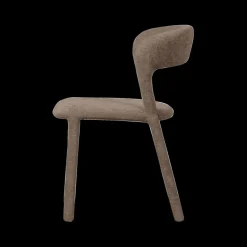 Ygo Woood Stoel NOBLE Stof Taupe| Stoelen