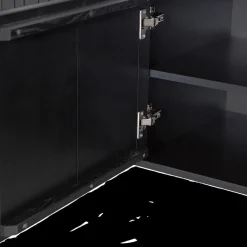 Ygo Woood TV-meubel GRAVURE Zwart B150| Tv-Meubelen