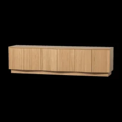 Ygo Woood Tv-Meubel ZUMA 6D Eik Fineer B200| Tv-Meubelen
