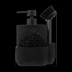Ygo Zeepdispenser BLACKWOOD M/Scrubby+Borstel| Keukenaccessoires