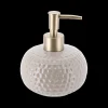 Ygo Zeepdispenser ECAILLE 440ml Beige/Goud| Wastafelaccessoires