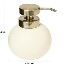 Ygo Zeepdispenser ONIO Beige/Goud| Wastafelaccessoires