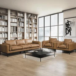Ygo 4-zit AXEL Liberty 604 - Cognac| Zitbanken