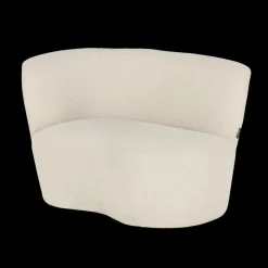 Ygo Zitbank links ANDRIS Bouclé Crème| Fauteuils